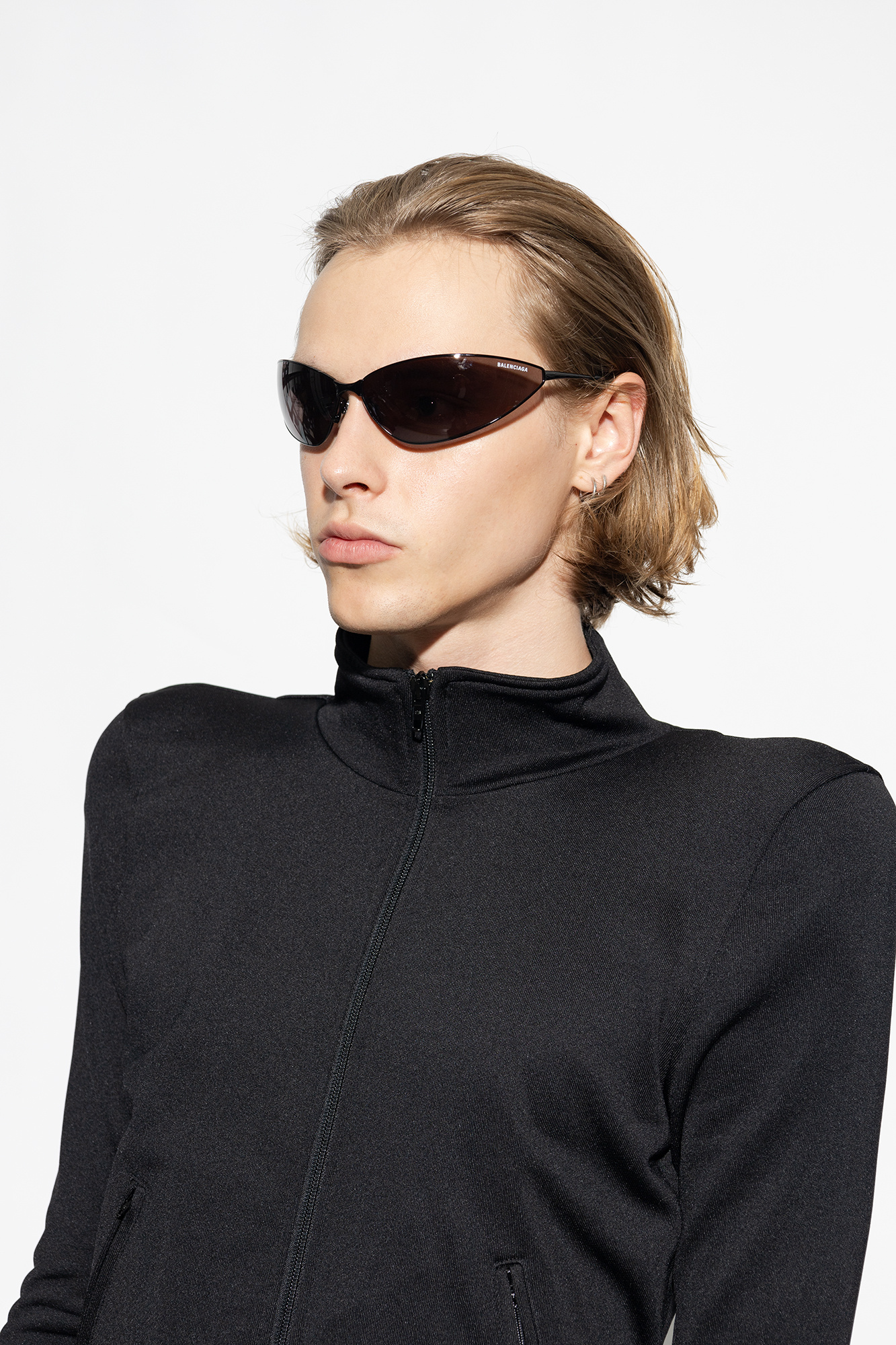 【BALENCIAGA】 RAZOR CAT Balenciaga Silver Razor Cat Sunglasses Balenciaga